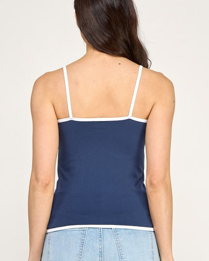 PT76 CONTRAST CAMI TANK TOP
