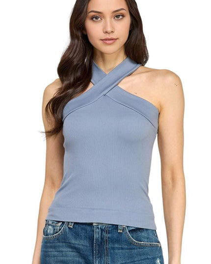 PT75 Criss Cross – Halter Neck Tank Top