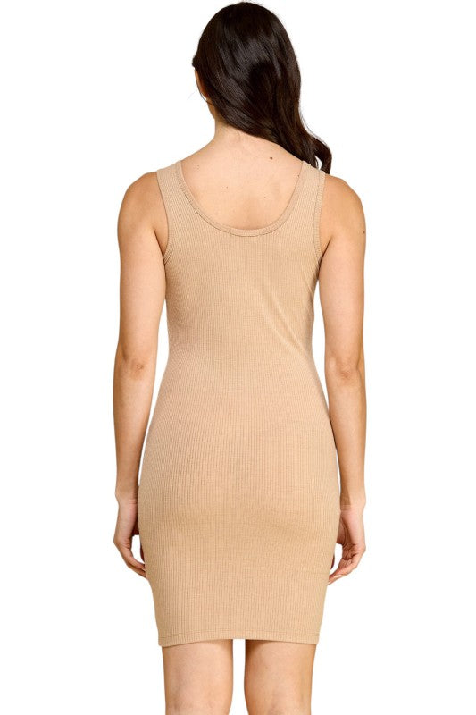 JDR01 Ribbed Tank Dress – Effortless Everyday Style