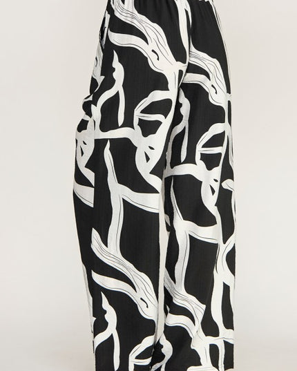 Wide Leg Pants – Bold Print Statement Style