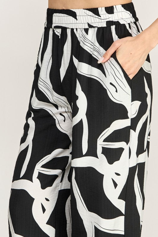 LELIS-07A Wide Leg Pants – Bold Print Statement Style