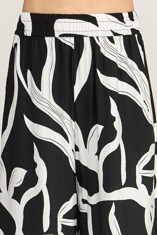Wide Leg Pants – Bold Print Statement Style