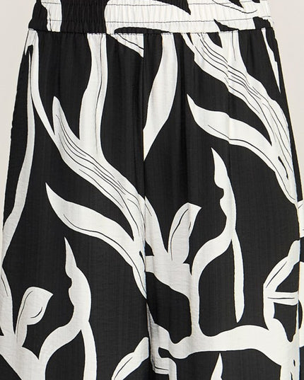 Wide Leg Pants – Bold Print Statement Style