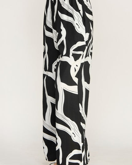 Wide Leg Pants – Bold Print Statement Style