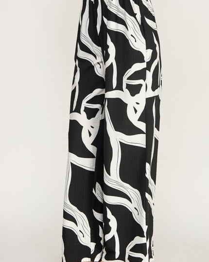 Wide Leg Pants – Bold Print Statement Style