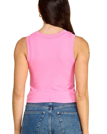 HXT18 Seamless Ribbed Crop Tank Top
