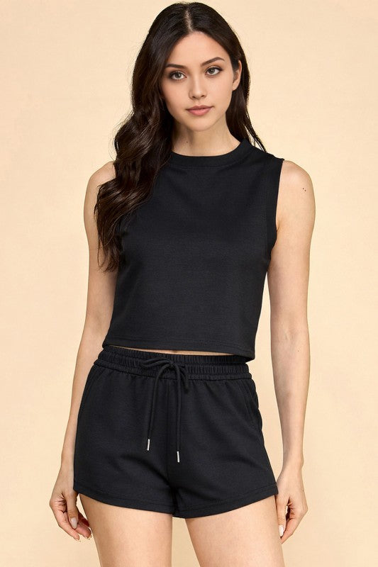 AIR11 AIR SCUBA CROP TANK TOP & SHORT SETS