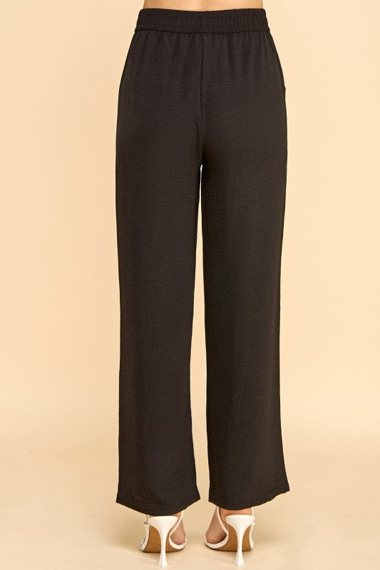 AC102 AIR CRINKLE STRAIGHT LEG PANTS