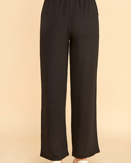 AC102 AIR CRINKLE STRAIGHT LEG PANTS