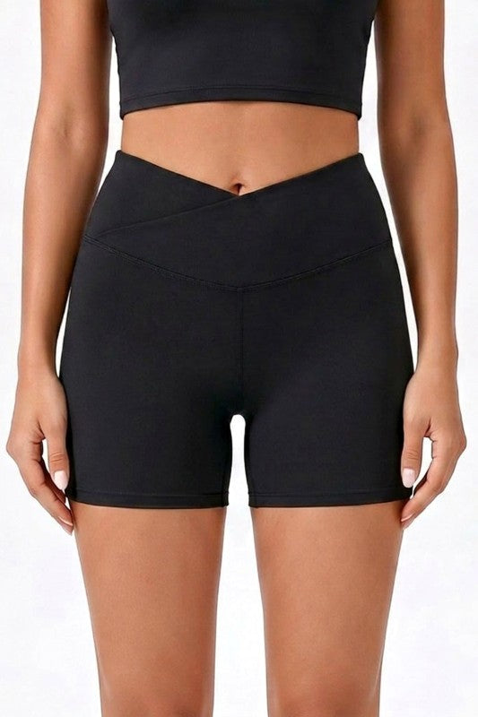 V-Waist Butt Lift Yoga Shorts – Sculpt Fit Activewear