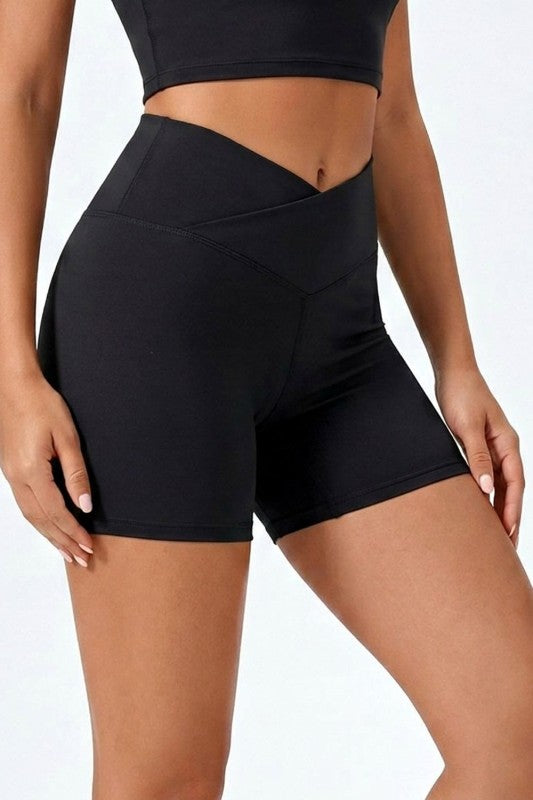 V-Waist Butt Lift Yoga Shorts – Sculpt Fit Activewear