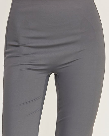 PH72BB HOURGLASS HIGH-RISE FLARED LEGGINGS