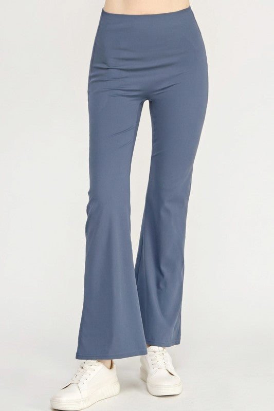 PH72BB HOURGLASS HIGH-RISE FLARED LEGGINGS