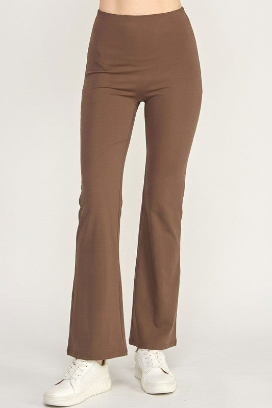 PH72BB HOURGLASS HIGH-RISE FLARED LEGGINGS