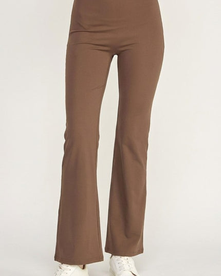 PH72BB HOURGLASS HIGH-RISE FLARED LEGGINGS