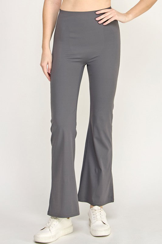 PH72BB HOURGLASS HIGH-RISE FLARED LEGGINGS