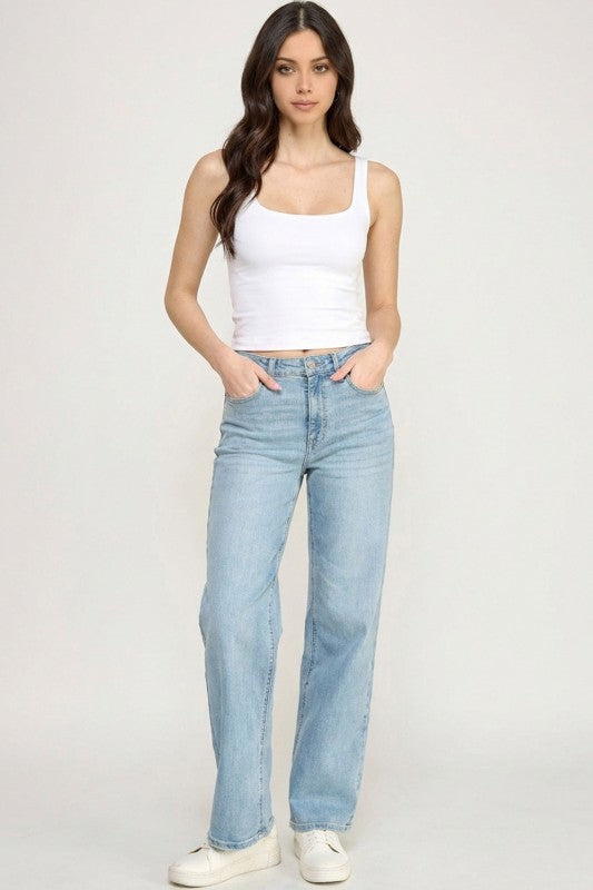 Double Layered Crop Tank – Stretch Sculpt Fit