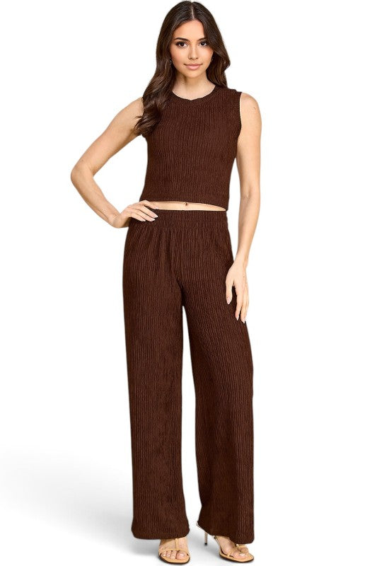 HK502 Crinkle – Relaxed 2-Piece Set
