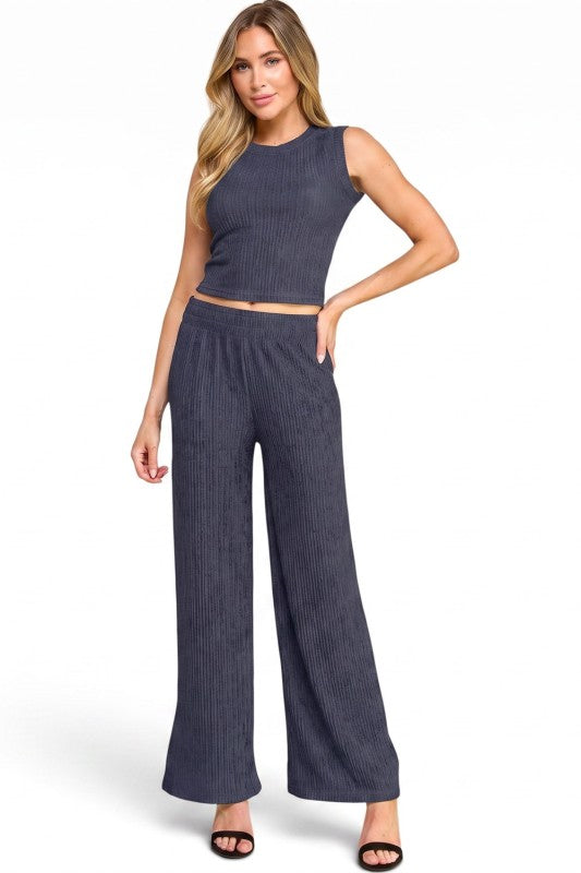 HK502 Crinkle – Relaxed 2-Piece Set