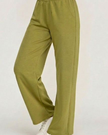 Air Scuba Elastic Waist Sweatpants – Wide Leg Fit