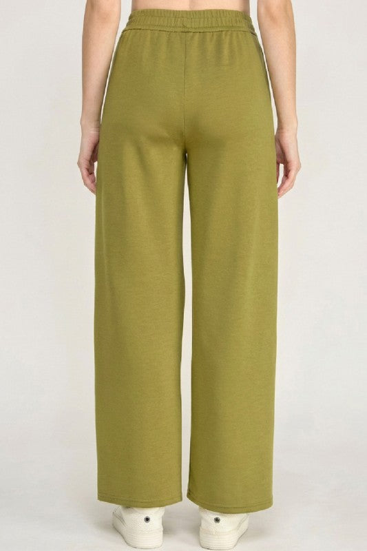 AIR105 Air Scuba Elastic Waist Sweatpants – Wide Leg Fit