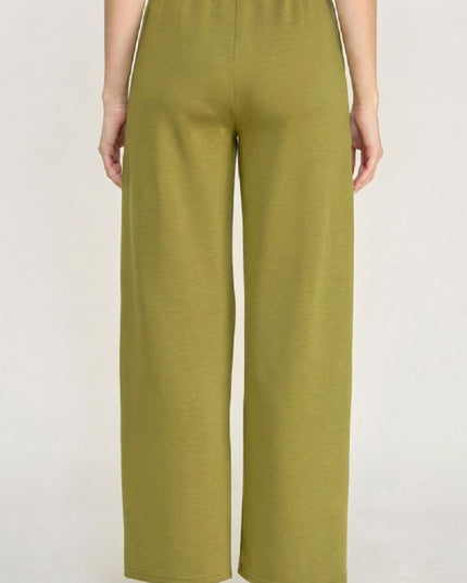 Air Scuba Elastic Waist Sweatpants – Wide Leg Fit