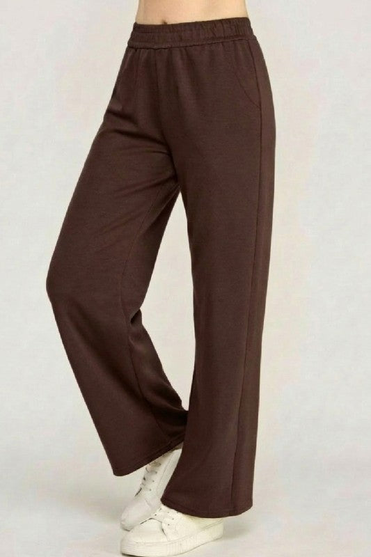 AIR105 Air Scuba Elastic Waist Sweatpants – Wide Leg Fit