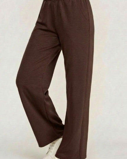 Air Scuba Elastic Waist Sweatpants – Wide Leg Fit