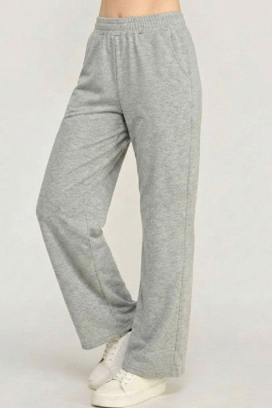 AIR105 Air Scuba Elastic Waist Sweatpants – Wide Leg Fit