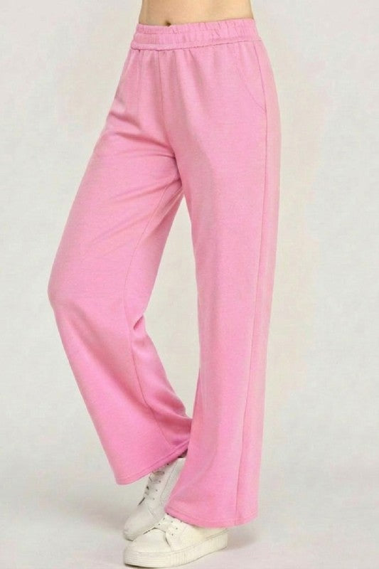 AIR105 Air Scuba Elastic Waist Sweatpants – Wide Leg Fit