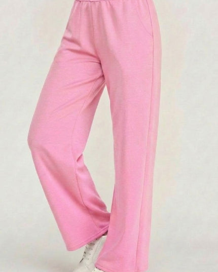 Air Scuba Elastic Waist Sweatpants – Wide Leg Fit