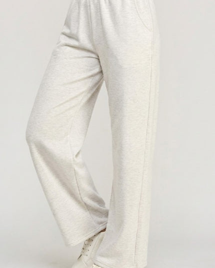 Air Scuba Elastic Waist Sweatpants – Wide Leg Fit