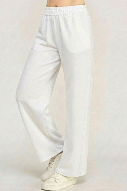 AIR105 Air Scuba Elastic Waist Sweatpants – Wide Leg Fit