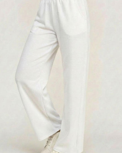 Air Scuba Elastic Waist Sweatpants – Wide Leg Fit