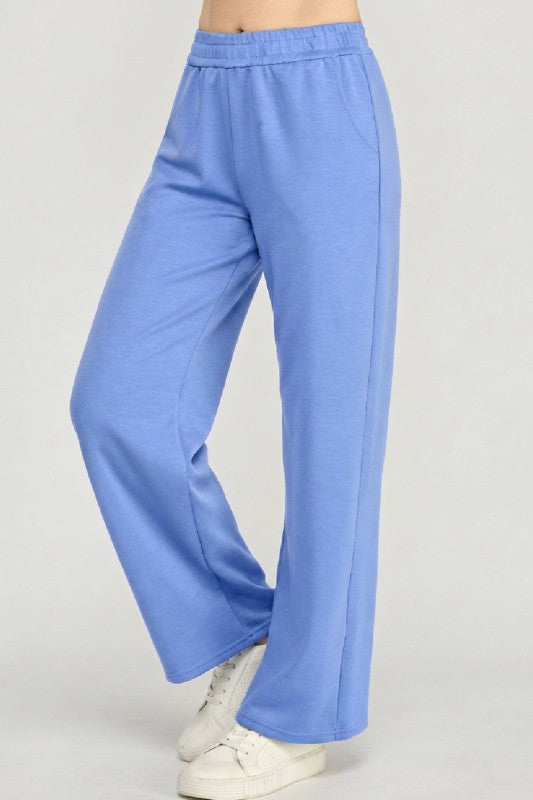 AIR105 Air Scuba Elastic Waist Sweatpants – Wide Leg Fit