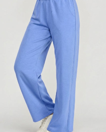 Air Scuba Elastic Waist Sweatpants – Wide Leg Fit