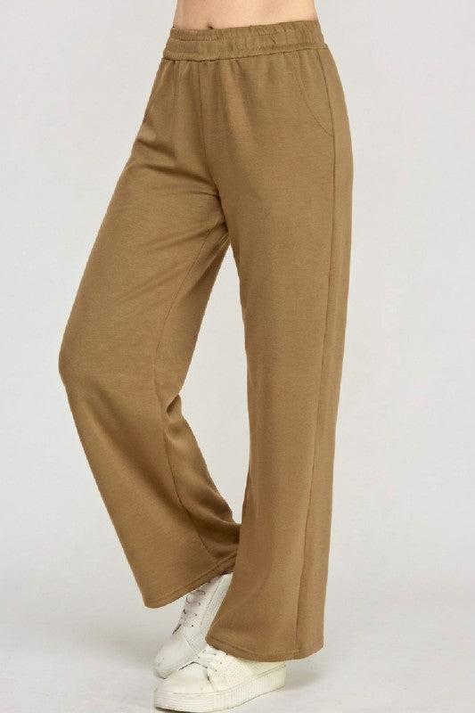 AIR105 Air Scuba Elastic Waist Sweatpants – Wide Leg Fit