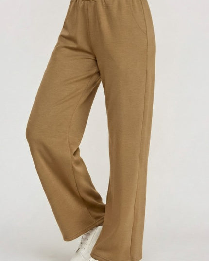 Air Scuba Elastic Waist Sweatpants – Wide Leg Fit