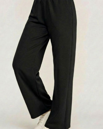Air Scuba Elastic Waist Sweatpants – Wide Leg Fit