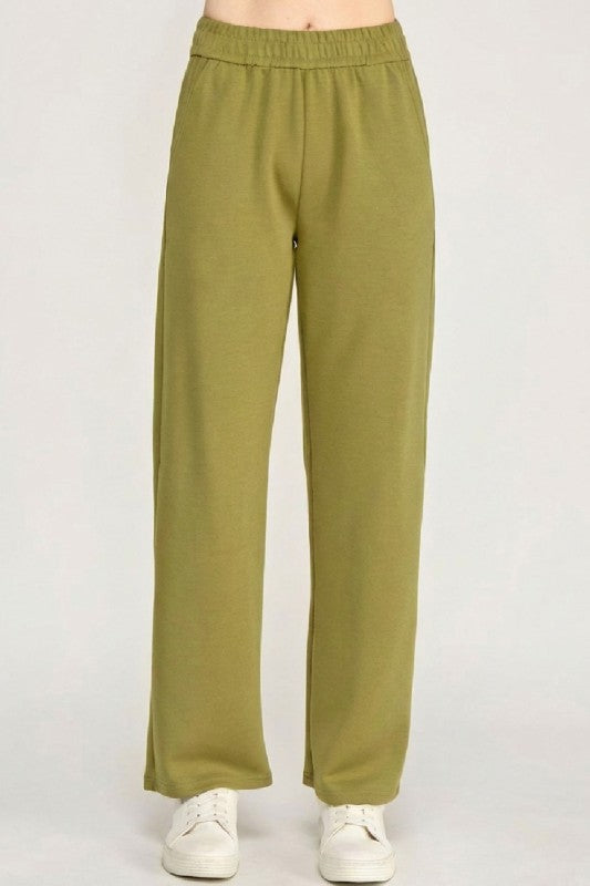AIR105 Air Scuba Elastic Waist Sweatpants – Wide Leg Fit