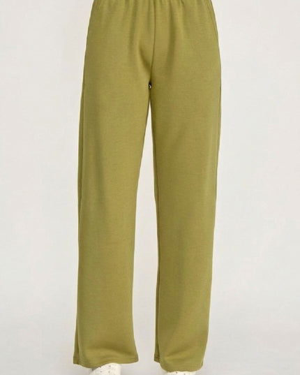 Air Scuba Elastic Waist Sweatpants – Wide Leg Fit