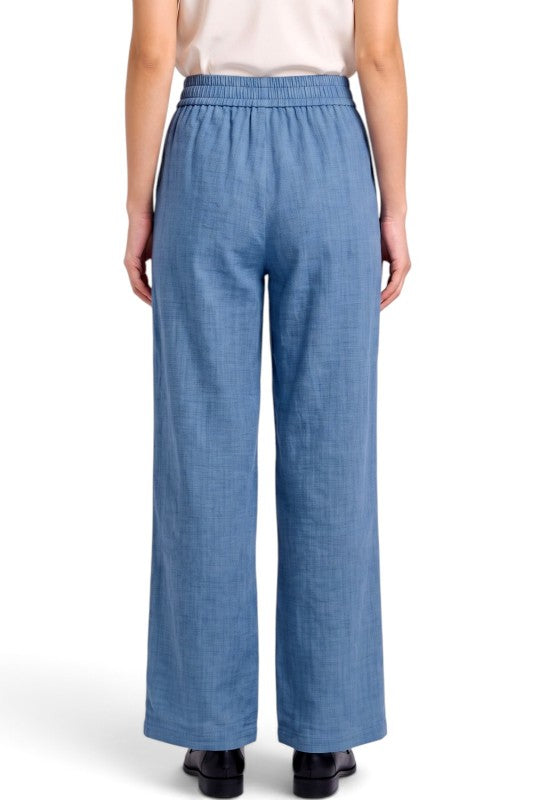 PLUS LELIS-02X Linen Wide Leg Pants – Relaxed Fit