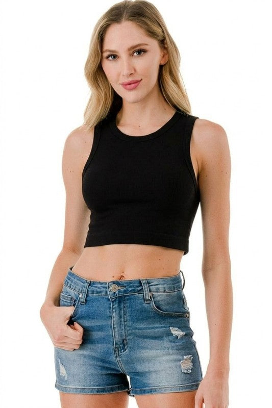 HX63 SUPER-SPAN CROP TANK TOP