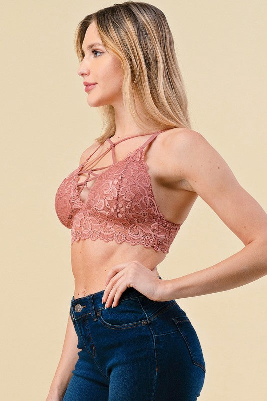 LB33 LACE BRALETTE