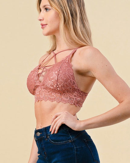 LB33 LACE BRALETTE