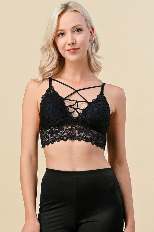 LB33 LACE BRALETTE