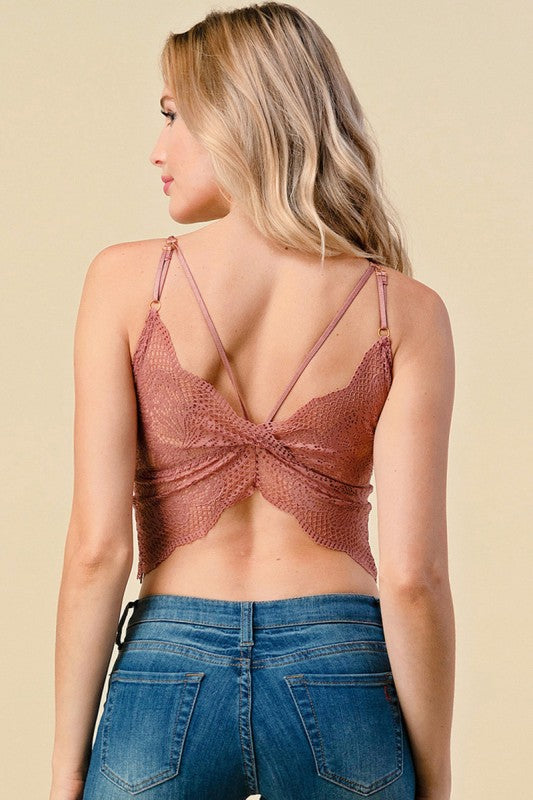 LB32 Exquisite lace bralette with comfort and allure