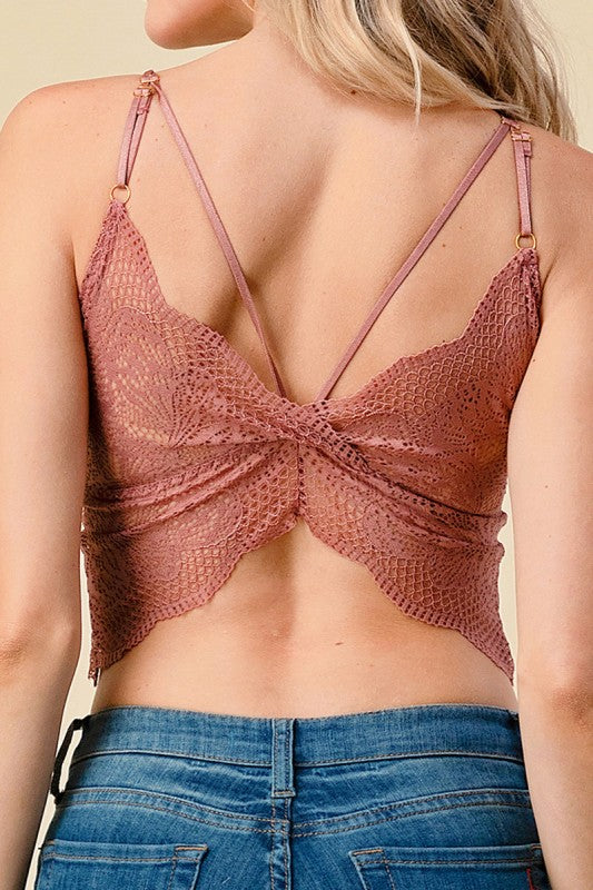 LB32 Exquisite lace bralette with comfort and allure