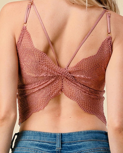LB32 Exquisite lace bralette with comfort and allure