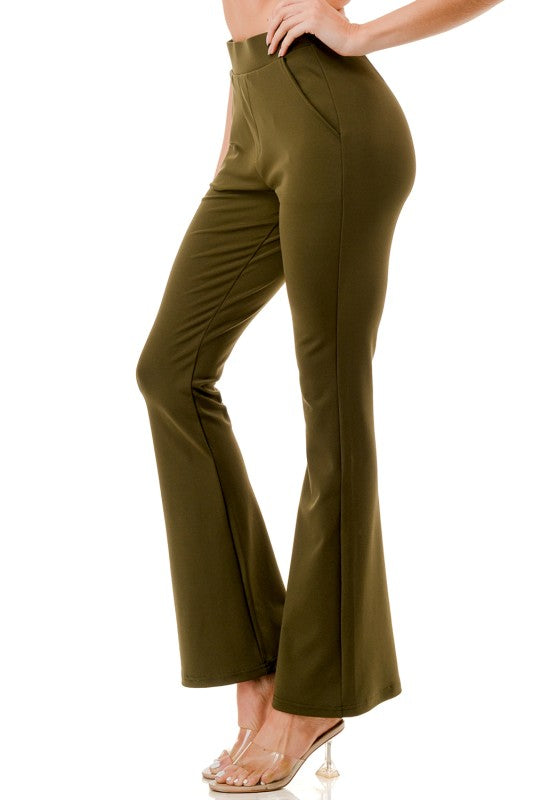 Y60B Yoga Bell Bottom Dress Pants – Flattering Fit